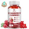 Cranberry Gummies 60pcs, Support Urinary & Bladder Health,Enhance Immunity