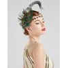 Coucoland 1920s Flapper Headband (Peacock)(Size: One Size)