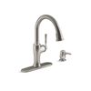 KOHLER Cardale Vibrant Stainless Deck-Mount Pull-Down Handle Kitchen Faucet NIB