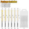 6pcs/Set Drill Bit Tile Concrete Masonry Carbide Tip Universal 1/4Inch Hex Shank