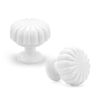 goldenwarm 10 Pack Cupboard Knobs White Drawer knobs, Single Hole Kitchen Handles