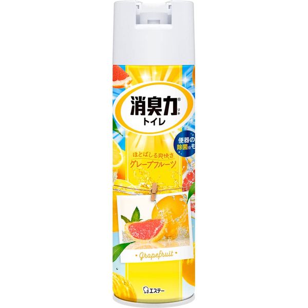 [Set of 2] Shoshouriki Toilet Spray Grapefruit, 12.8 fl oz (365 ml)