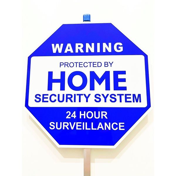 HOME Security Yard Signs 10in X 10in 100% Aluminum 10 Years of useful life