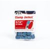 Clamp Jacket Hose Clamp Protectors Blue (25 Pack), Blue, 5/16"