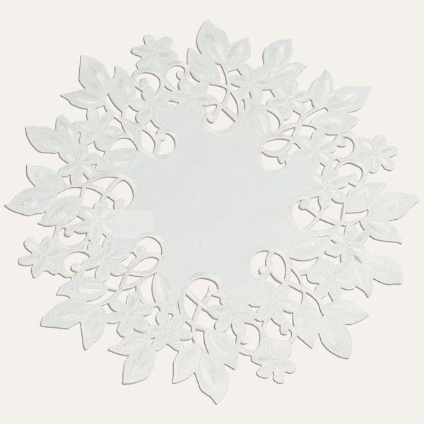 White Table Doilies - Darvin Collection - Doilies - Set of 4