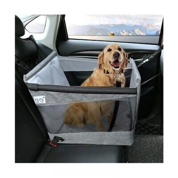 Dog Car Seat for Pet Travel with Waterproof Pad, Half seat Dog Hammock,Harnes...