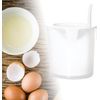 LIVIA Multifunctional Egg White Separator Egg White Separator Egg White Whisk for Kitchen Baking Cooking Cream Separator Eggs Separator (White)