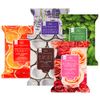 Body Prescriptions Makeup Remover Wipes Bulk, 5 Pack, 150 Facial Cleansing Cloths Removes Makeup, Mascara, Dirt and Oil (Mint, Rosehip, Vitamin C, Lavender and Coconut)