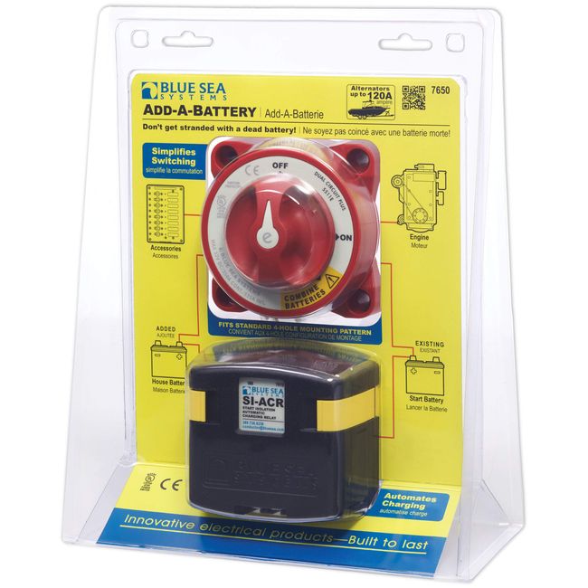 Blue Sea Systems 7650 Add-A-Battery Kit