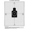 PlusTactical M16A1 25 Meter Zeroing Target On EZ Peel Notepad (White,50 Pack)