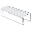 Acrylic Cubicle Name Plate Bracket with Slots for Two Signs