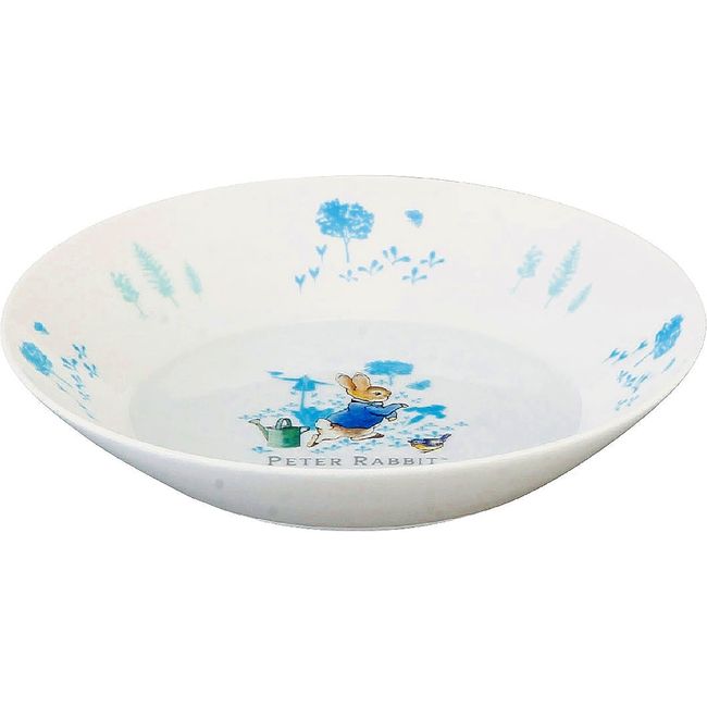 Peter Rabbit PR561-355 Pasta Plate, Curry Plate, 8.7 inches (22 cm), Microwave Safe, Peter, Made in Japan