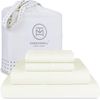 Luxury 100% Cotton King Sheets - 800 Thread Count Jacquard Celine Ivory, Better