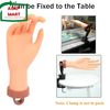 Nail Practice Hand for Acrylic Nails, Mannequin Hands for Nails Practice, Flexib