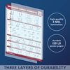 Palace Learning 4 Pack - Resistance Bands Workout Posters Volume 1, 2 & 3 + Stretching Exercise Chart (Laminated, 18" x 24")