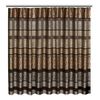 Popular Bath Safari Stripes Bathroom Shower Curtain - Animal Print Luxury Southwest Shower Curtain - Unique Rustic Design, Chocolate