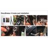 All Weather Explorer XTR Level Replacement Rubber Brake Pad Inserts: Length 72mm