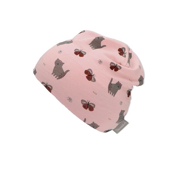 Sterntaler Girls Miezi Beanie Hat, pink