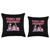 Primer And Positivity Make Up Cosmetics Throw Pillow