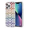 iPhone 13 Pro Case Back Protective Case Genuine Coach (Rainbow Glitter Signature C/Clear)