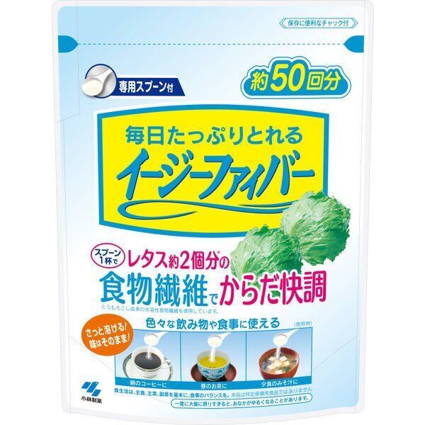 Easy Fiber Dietary Fiber Fibrous Food Big Pack with Spoon 280g Made in Japan