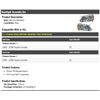 Headlight Assembly - Set of 2 - Compatible with 2005-2008 Toyota Corolla