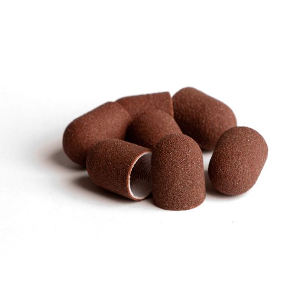 30 Sanding Caps Diameter 10 mm #120 with Carrier