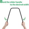 Universal  Racing Seat Base Slider Rail Brackets Bucket Dual Lock Position Kit