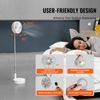Foldable Oscillating Fan Standing Fan 8" with Remote Control Portable USB