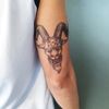 Goat Demon Tattoo - Demonic Temporary Tattoo/Devil Tattoo