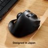 ELECOM M-XT3DRBK Wireless Trackball Mouse, Extreme Grip, 6 Buttons, Black