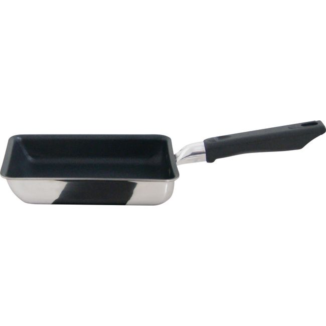 Urushiyama LON-E19-14 Eggs Frying Pan, Made in Japan, 7.5 x 5.5 inches (19 x 14 cm), Leon IH Compatible