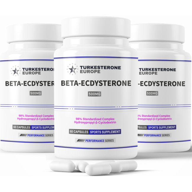 Beta-Ecdysterone 98% Complex with Hydroxypropyl-β-Cyclodextrine - 3 Pack