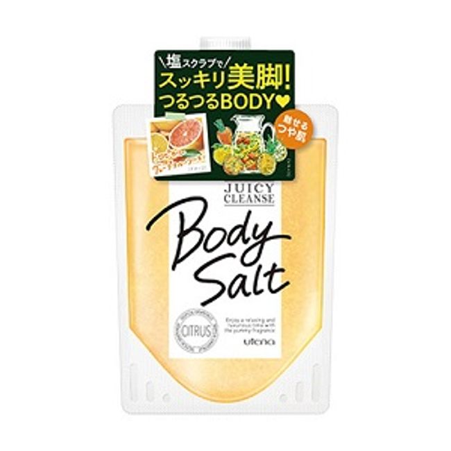 [Next day delivery available] [Utena] Juicy Cleanse Body Salt Citrus 300g [Cosmetics]