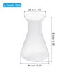 PATIKIL 50ml Plastic Triangle Flask 5pcs Wide Mouth Triangle Flask for Lab, Clear