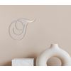 Metal Letter – T – Large Monogram – Wall Hanging – Cursive – Indoor and Outdoor Use