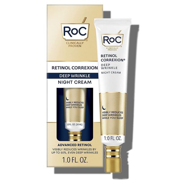 RoC Retinol Correxion Deep Wrinkle Night Cream 1.0 oz - (2) Pack