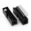 sourcing map 15 Pcs 20-Pin Dual Row Right Angle IDC Socket Box Header Connector Pitch 2.54mm