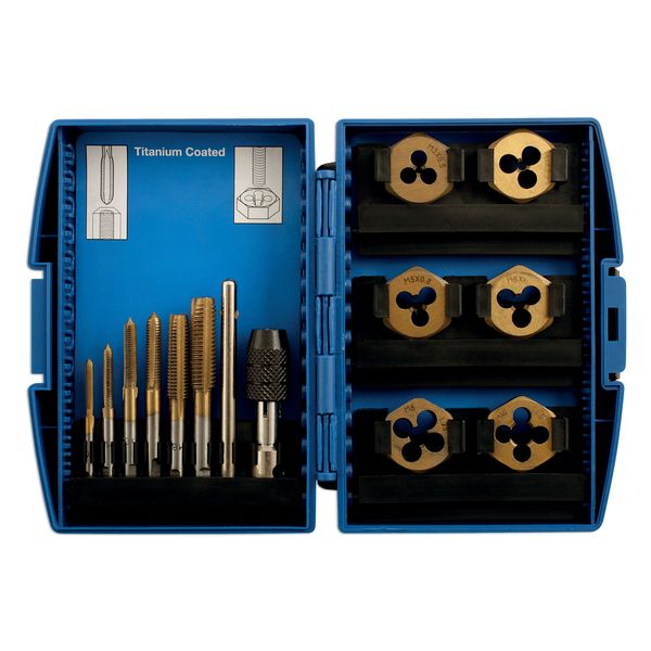 Laser 4026 Metric Tap & Die Set 13pc