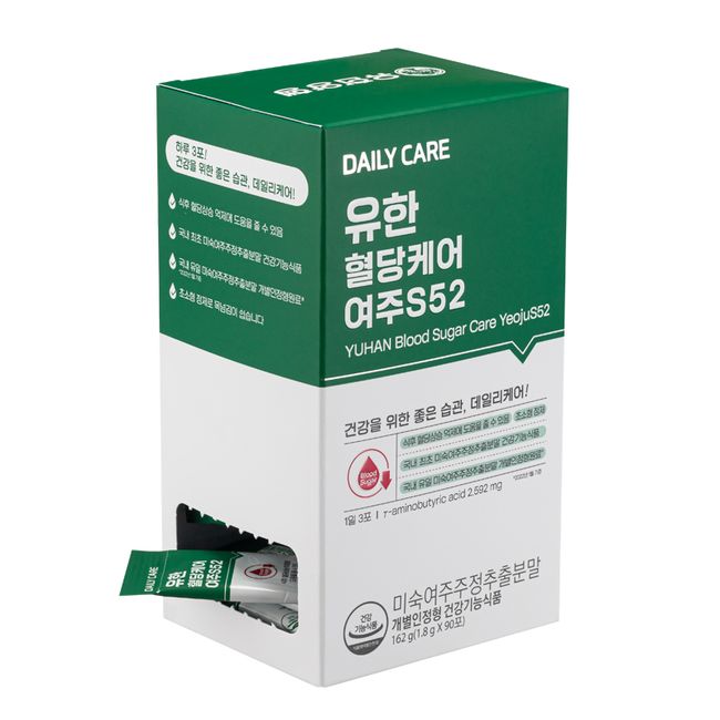 Yuhan Corporation Blood Sugar Care Yeoju S52 90p, 162g, 2ea