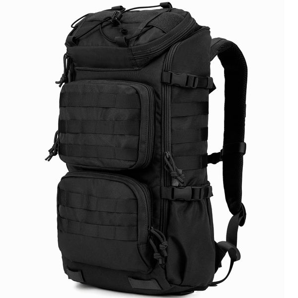 Mardingtop Tactical Backpacks Molle Hiking daypacks for Motorcycle Camping Hiking Military Traveling,25L Backpack