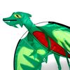 Melissa & Doug Winged Dragon Shaped Kite (62-Inch Wingspan)