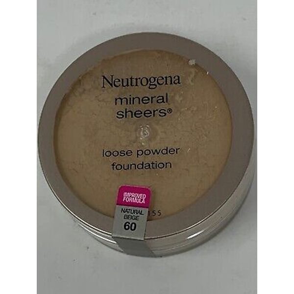NEUTROGENA Mineral Sheers Loose Powder Foundation #60 Natural Beige - 0.19 oz.