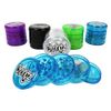 3 Pack Set Chongz 50mm 5 Part Magnetic Plastic Grinder - Random Colour Delivery