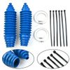 TEAMWILL Universal Silicone Rack And Pinion Steering Boot Pinion Boot Gaiter Kit Blue