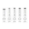 HOUSON Bicycle Spoke Nipple Wrench, 5-in-1 Multi-Function Tool with Interchangeable attachments, Nipple Wrench, Bicycle Multi-Function Tool with Ergonomic Handle