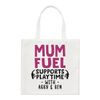 Personalised Mum Fuel Supports Playtime With Regular Tote Bag