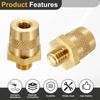sourcing map M8 x 3/8 Inch Battery Terminal Charging Posts Positive or Negative Battery Terminal Connector Post Adapter Thread Stud 1 Pair