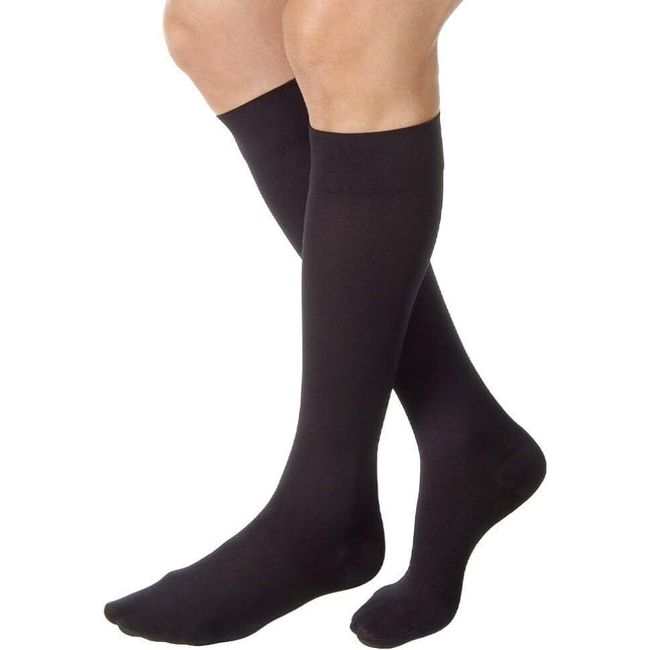 BSN Medical JOBST Sock, Knee High, 30-40 mmHg, Size 3, Long, Black #7766402