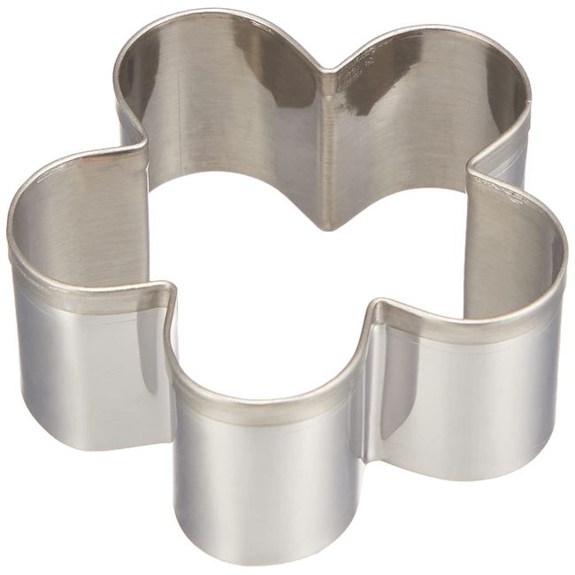 cotta cotta 91949 Cookie Cutter, Flower, Silver, W4.5 x L4.5 x H2 cm